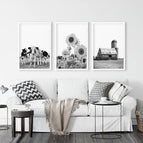 White Frame - no mat / 8x10 inches
