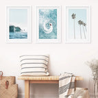 White Frame - w/ mat / 8x10 inches