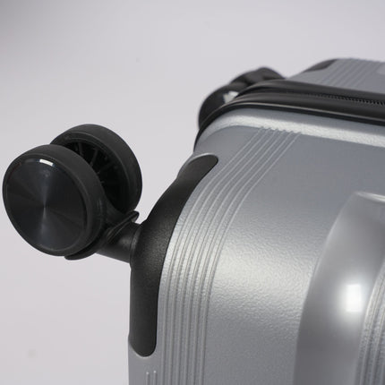 24-inch Silver Hardcase Roller Luggage