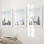 White Frame - w/ mat / 8x10 inches