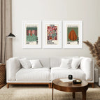 White Frame - w/ mat / 8x10 inches