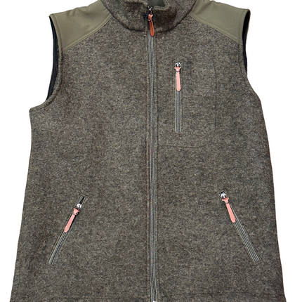 Washable Forest Green Wool Vest