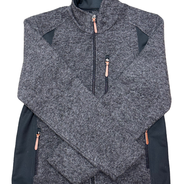 Washable Charcoal Wool Jacket
