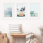 White Frame - w/ mat / 8x10 inches