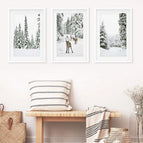 White Frame - w/ mat / 8x10 inches