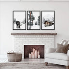 Black Frame - no mat / 8x10 inches