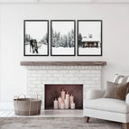 Black Frame - no mat / 8x10 inches