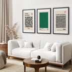 Black Frame - w/ mat / 8x10 inches