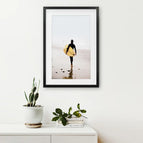 Black Frame w/ Mat / 8x10 inches
