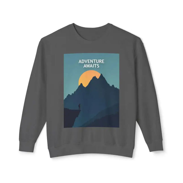 Ocean State Styles Sweatshirt Adventure Awaits Mountain