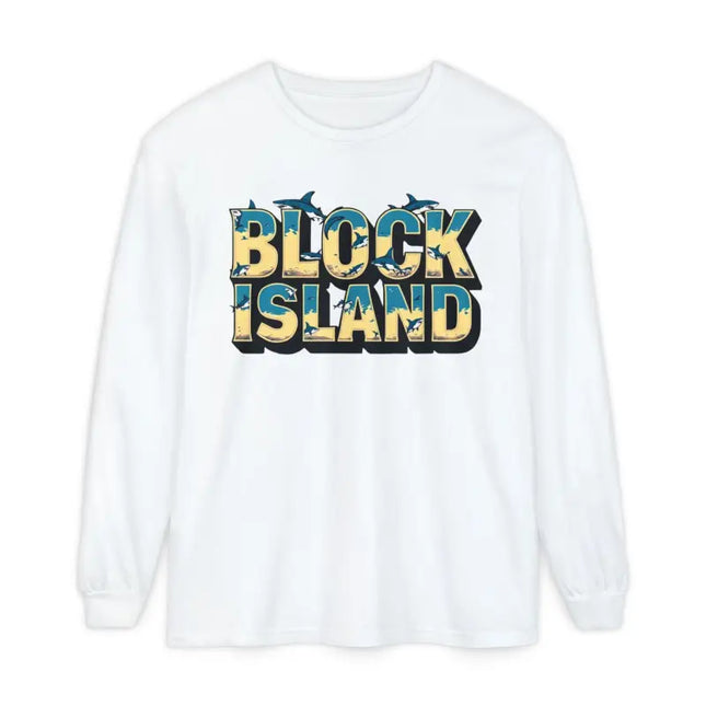 Ocean State Styles Block Island Long Sleeve T Shirt Unisex