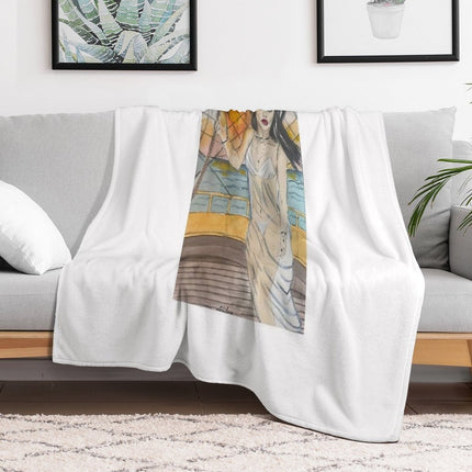 Sail Into The Sunset Throw Blanket