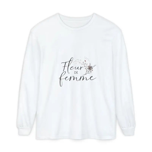 Ocean State Styles T Shirt Fleur De Femme Floral Long Sleeve