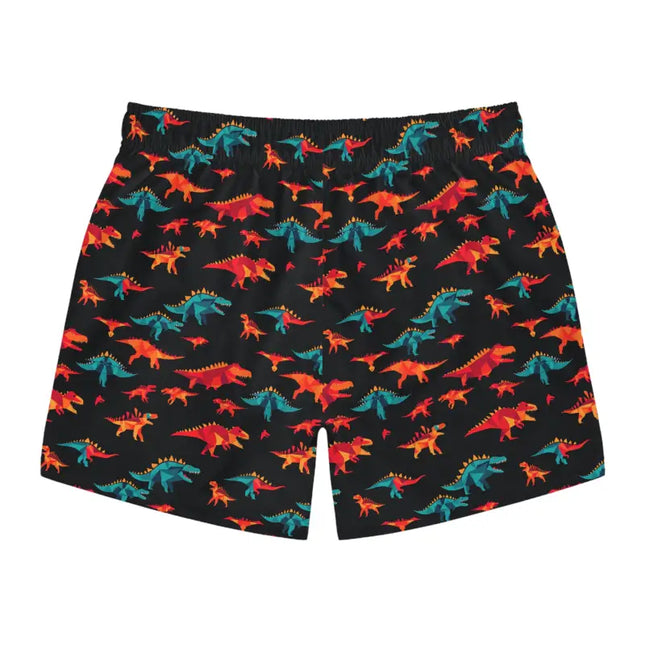 Ocean State Styles Dinosaur Print Swim Trunks Unisex
