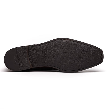 ENZO Italian Calfskin Cap Toe Chestnut
