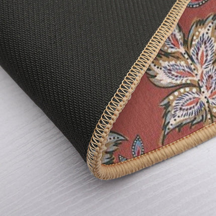 Floral Pattern Of Warm Earth Tones  Multi-Purpose Bath Mat