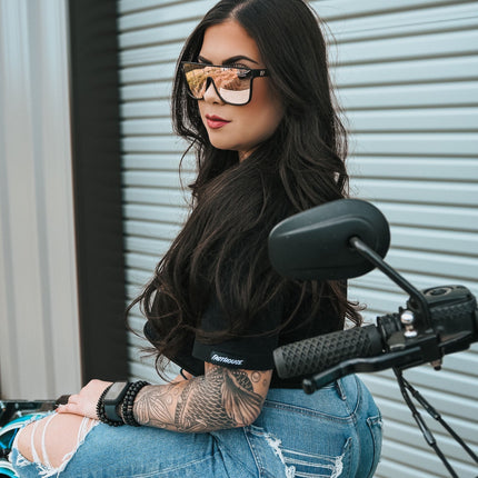 Blockers Rose Gold Lens Polarized