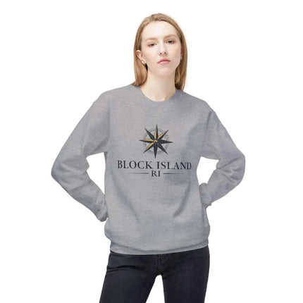 Ocean State Styles Sweatshirt Block Island Compass Design