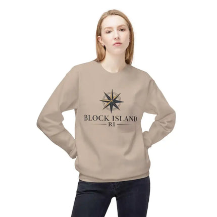 Ocean State Styles Sweatshirt Block Island Compass Design