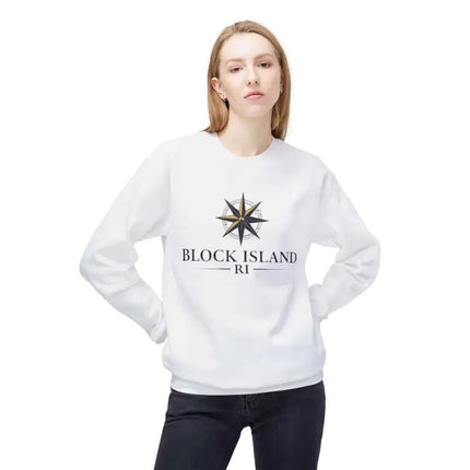 Ocean State Styles Sweatshirt Block Island Compass Design