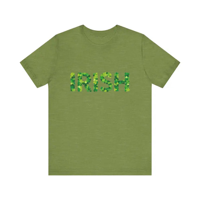Ocean State Styles T Shirt Irish Shamrock Lettering