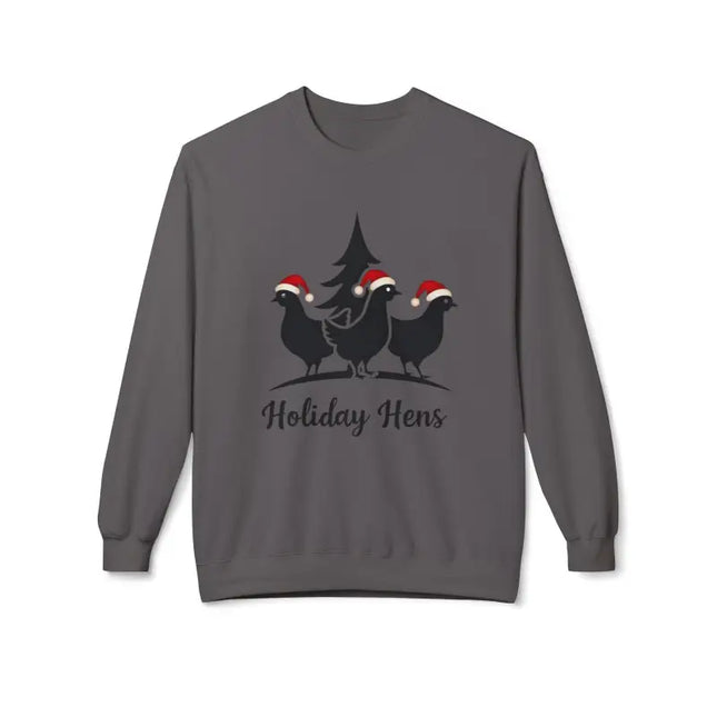 Ocean State Styles Sweater Fleece Holiday Hens Design