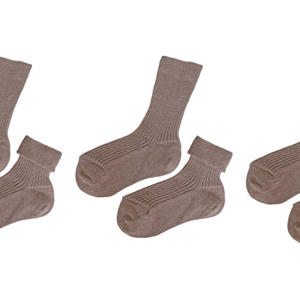 tittimitti® 100% Organic Cotton Kid's Socks (3-Pack) – Made in Italy, Unisex, Soft & Breathable for Boys & Girls.