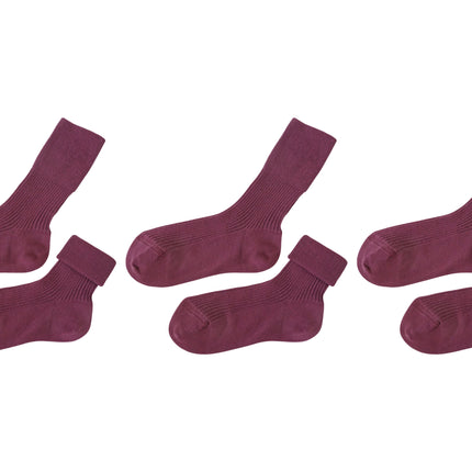 tittimitti® 100% Organic Cotton Kid's Socks (3-Pack) – Made in Italy, Unisex, Soft & Breathable for Boys & Girls.