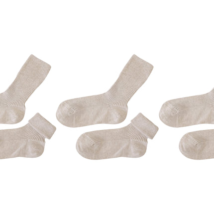 tittimitti® 100% Organic Cotton Kid's Socks (3-Pack) – Made in Italy, Unisex, Soft & Breathable for Boys & Girls.