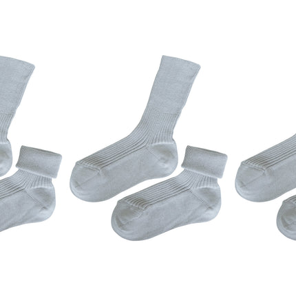 tittimitti® 100% Organic Cotton Kid's Socks (3-Pack) – Made in Italy, Unisex, Soft & Breathable for Boys & Girls.
