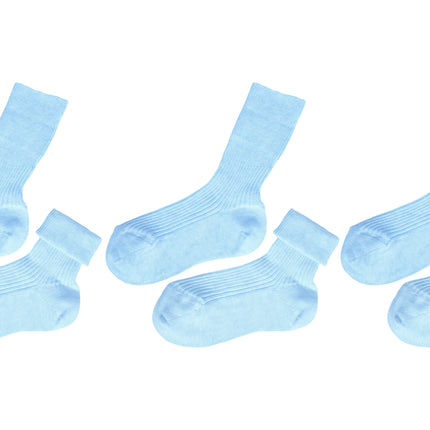 tittimitti® 100% Organic Cotton Kid's Socks (3-Pack) – Made in Italy, Unisex, Soft & Breathable for Boys & Girls.
