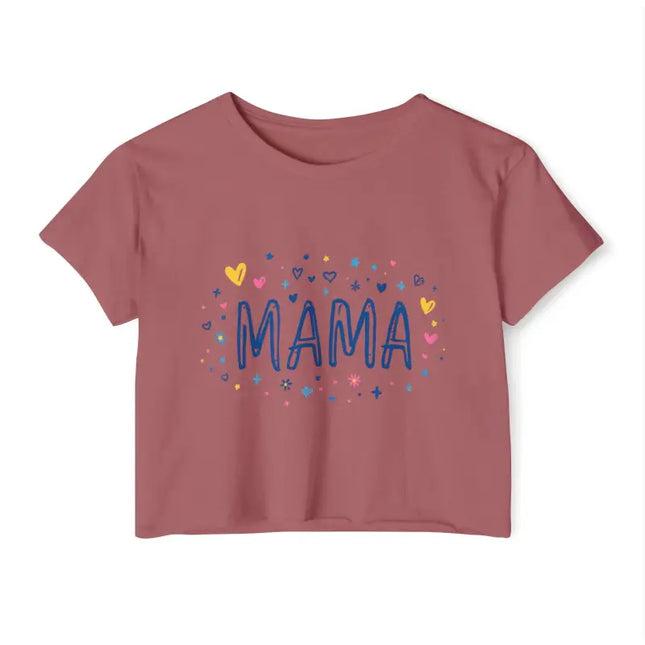 Ocean State Styles Mama Crop Top Women Festival Wear