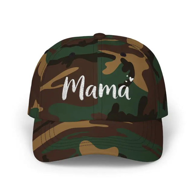 Ocean State Styles Mama Embroidered Baseball Cap For Moms