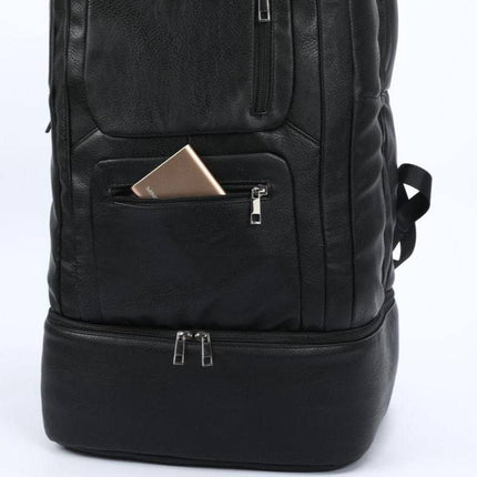 Black Leather Patented Carry-on Bag (XL Design) (Only 300 Made)