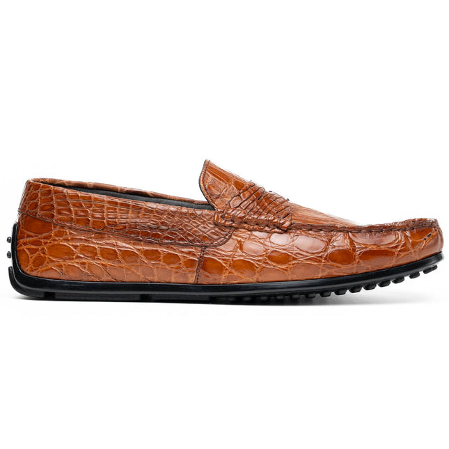 MONZA Crocodile Driver, Cognac