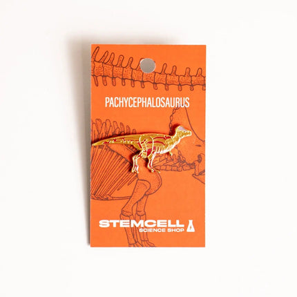 Pachycephalosaurus Enamel Pin (Pachycephalosaurus wyomingensis)