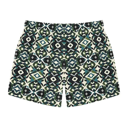 Ocean State Styles Swim Trunks Geometric Pattern Mens