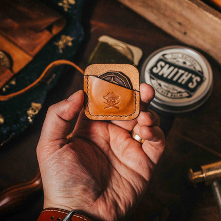 Challenge Coin Holder - Peso Pocket | Coin Case | Handcrafted Leather