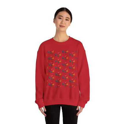 Ocean State Styles Sweatshirt Ugly Christmas Chicken Witch