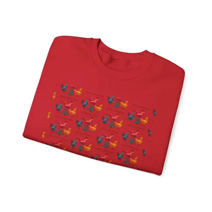 Ocean State Styles Sweatshirt Ugly Christmas Chicken Witch