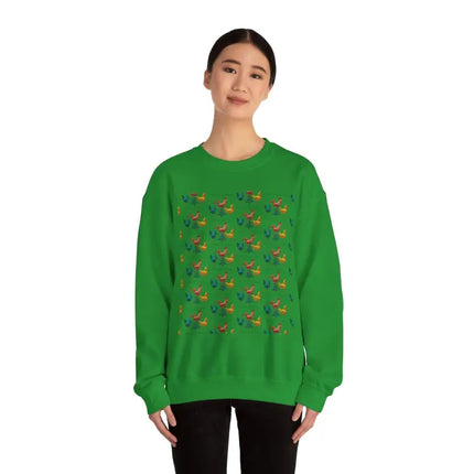 Ocean State Styles Sweatshirt Ugly Christmas Chicken Witch