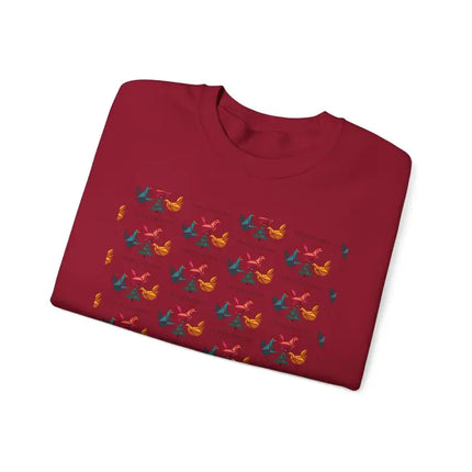 Ocean State Styles Sweatshirt Ugly Christmas Chicken Witch