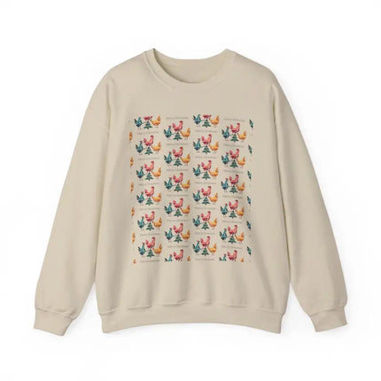 Ocean State Styles Sweatshirt Ugly Christmas Chicken Witch