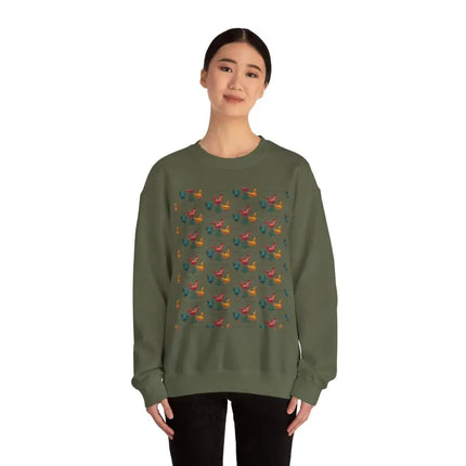 Ocean State Styles Sweatshirt Ugly Christmas Chicken Witch