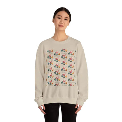 Ocean State Styles Sweatshirt Ugly Christmas Chicken Witch