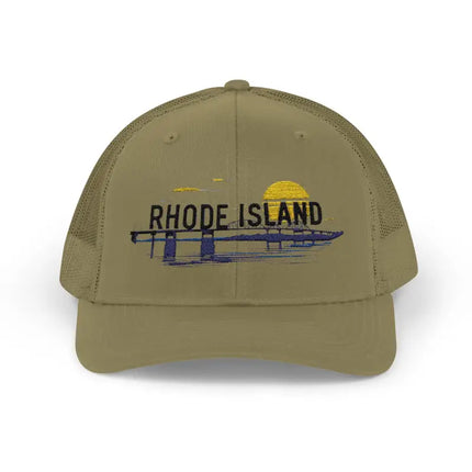 Ocean State Styles Snapback Trucker Cap Rhode Island
