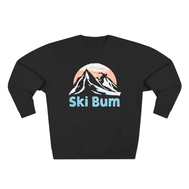 Ocean State Styles Sweatshirt Ski Bum Mountain Graphic