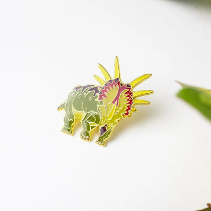 Styracosaurus Enamel Pin (Styracosaurus albertensis)