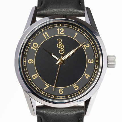 Black and Gold Classic Watch