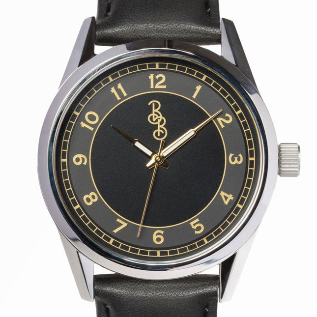 Black and Gold Classic Watch